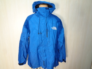 n33◆THE NORTH FACE 90s～ SUMMIT SERIES GORE-TEX XCR マウンテンパーカー◆ザ・ノースフェイス XL メンズ 紺×薄青 ナイロン US古着 6B