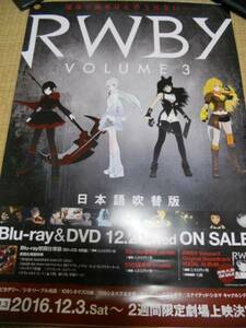 RWBY　ルビー　VOLUME３　ポスター