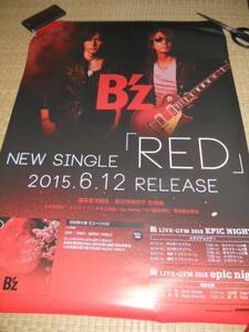 B'z　Bz 「RED」 台湾盤　ポスター　