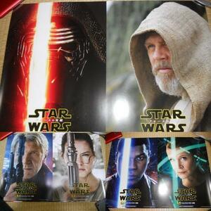 スター・ウォーズ／フォースの覚醒 ポスター ３枚セットA