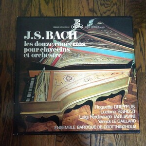 LP レコード 4枚 BOX バッハ チェンバロ協奏曲全集 BACH クラシック ドレイフェス スグリッチ ガイヤール バロックアンサンブル 服部幸三