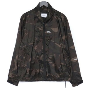 WTAPS TRACK JACKET NYLON. TAFFETA. TEXTILE. DOT SIGHT 02 ブラック 232BRDT-JKM02 ダブルタップス スタンドカラートラックジャケット