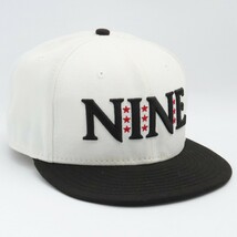 NINE RULAZ NINE New Era Snap Back Cap ONE SIZE ホワイト ナインルーラーズ ニューエラ ロゴ キャップ 帽子 ワンサイズ_画像1