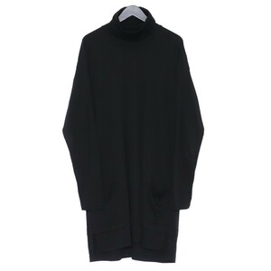 THE VIRIDI-ANNE スムースタートルネック長袖カットソー サイズ3 ブラック VI-2979-01 ザヴィリジアン tシャツ ロンt