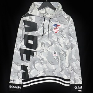 A BATHING APE パーカー Mサイズ ホワイト AAPSWM3252XA7 アベイシングエイプ フーディー HOODIE