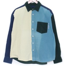 X-LARGE L/S MULTICOLOR CORDUROY SHIRT Sサイズ 101203014004 エクストララージ マルチカラーコーデュロイ長袖シャツ_画像1