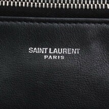 SAINT LAURENT クラシックボディバッグ ブラック 505671 サンローラン ロゴレザーウエスト ベルト カバン 鞄_画像4