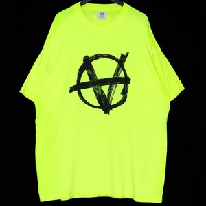 VETEMENTS ANARCHY GOTHIC LOGO T-SHIRT Sサイズ ネオングリーン ヴェトモン アナーキーゴシックTシャツ 半袖カットソー