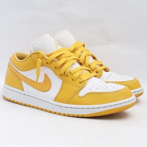 27cm NIKE Air Jordan 1 Low White/Pollen 553558-171 ナイキ エアジョーダンワン ロー ホワイト/パラン スニーカー