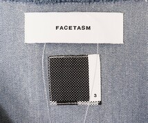 FACETASM デニム切替半袖Tシャツ サイズ3 ホワイト UT6026 ファセッタズム カットソー_画像3