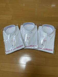 002 愛知県立江南高等学校　女子制服　半袖シャツ　ブラウス 白色 無地 165サイズ 3枚セット　SCHOOLTIGER