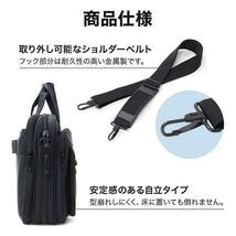 ビジネスバッグ メンズ リクルート 就活 バッグ 50代 40代 2way 通勤バッグ 軽量 a4 大容量 撥水 通学 A4 B5 PC タブレット 鞄 ビジネス用_画像7