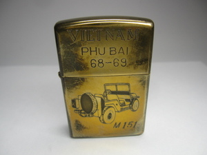 ★ZIPPO ライター★　ベトナム ジッポー ★　軍用ジープ　М－151　PHUBAI　68‐69