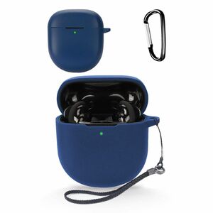 Bose QuietComfort Ultra Earbuds 用 ケース ワイヤレス 充電ケースカバー カラビナ・キーチェーン付