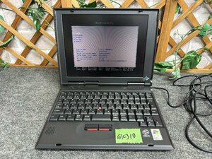 【送80サイズ】IBM　ThinkPad 240 2609-51J　Cel-500MHZ/128MB/HD40GB/通電OK/ROM起動OK/LCDムラ有