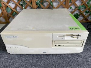 【送140サイズ】NEC　PC9821RA40　Cel-400/MEM31.6MB/HDD欠 FDDよりDOS起動OK/CD OK/電源交換/型番ラベル欠