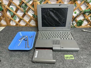 【送80サイズ】Apple　PowerBook Duo 250c？ M7777　通電未チェック/欠品有/分解歴有/液晶ビネガー