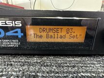 【送120サイズ】名機　ALESIS D4 ドラム音源モジュール　デモ曲出音のみ確認　ジャンク扱いにて_画像9