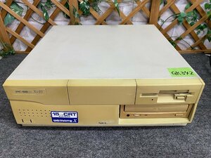 【送140サイズ】NEC　PC-9821Xe10/S15　486DX4-100/MEM7.6MB/HDD欠 FDDよりDOS起動OK/フロントパネル右下ワレ