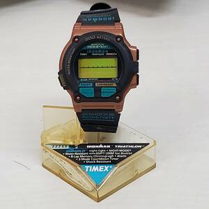 0205-248■不動品 TIMEX タイメックス IRONMAN アイアンマン トライアスロン CR2016 腕時計 動作未確認 ジャンク