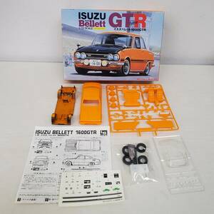 0206-215■LS エルエス イスズ ベレット 1600GTR 模型 プラモデル ISUZU BELLET オレンジ 1/32 箱・取説 パーツ未確認 ジャンク 