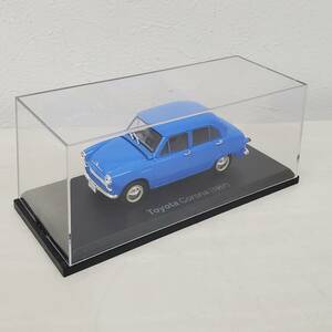 0207-215■アシェット 国産 名車コレクション トヨタ TOYOTA コロナ CORONA 1957 ブルー 青 1/43? ミニカー 車 パーツ未確認 現状品