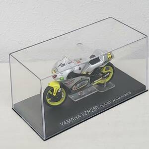 0208-226■ディアゴスティーニ ヤマハ YAMAHA YZR250 OLIVIER JACQUE 2000 1/24 チャンピオンバイクコレクション パーツ未確認 現状品 