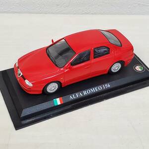 0208-259■デルプラド アルファロメオ Alfa Romeo 156 レッド 1/43 世界の名車 コレクション ミニカー 模型 パーツ未確認 現状品