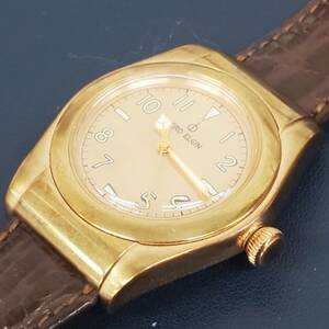 0214-218■稼働品 LORD ELGIN ロード エルジン M-049 バブルバック ゴールド 動作未確認 ジャンク アンティーク