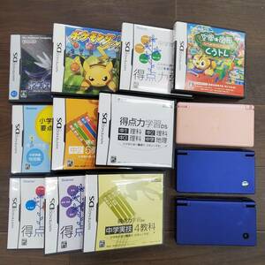 0229-230□ジャンク NINTENDO DS DS lite 本体 3点 ゲーム ソフト 10点 まとめ USG-001 TWL-001 任天堂 動作未確認 簡易梱包