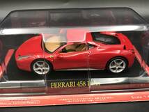 0208-40■未開封 アシェット フェラーリコレクション FERRARI 458 Italia イタリア 1/43 ミニカー 車 模型_画像2
