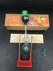 0219-05◆ジャンク 昭和レトロ おもちゃ HAPPY BIRD ハッピー バード 水飲み鳥 ビンテージ 玩具 箱あり 当時物 日本製