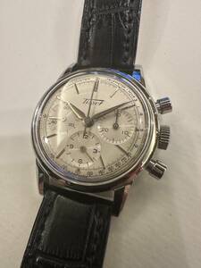 【美品】Tissot ティソ Three Register Stainless Chronograph クロノグラフ