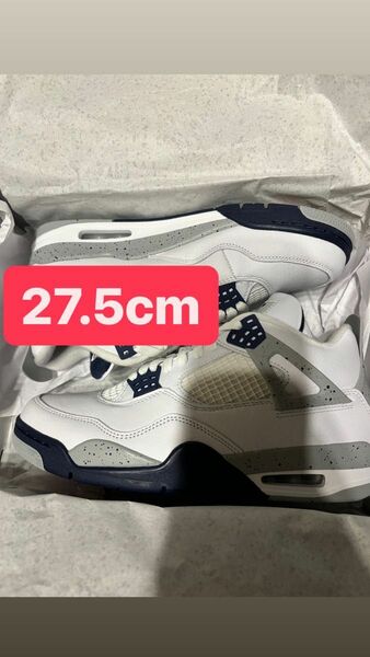 Nike Air Jordan 4 "Midnight Navy"ナイキ エアジョーダン4 "ミッドナイトネイビー" 27.5cm