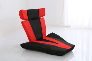 デザイン座椅子 グランデルタマンボウ　一人掛け 日本製　マンボウ　レッド色