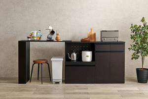  раздвижной. кухонный прилавок подставка под печь ширина 133~207cm темно-коричневый цвет 