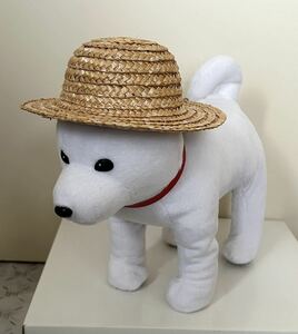 【美品】SoftBank ソフトバンク★「しゃべって歩く麦わらお父さん」 ぬいぐるみ★お父さん犬 カイくん