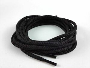  round shoe lace .... futoshi type black 160cm shoe race boots also DM flight shipping 