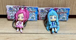 未使用★ハートキャッチプリキュア★フィギュアキーホルダー★ブロッサム＆マリン２点セット