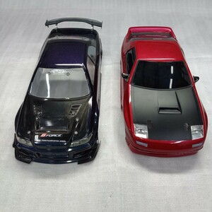 ラジコンボディー 100系チェイサー RX-7(FC3S) ジャンク品