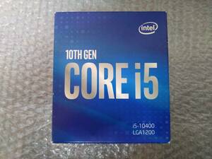 【動作確認OK】Intel Core i5 10400 2.90GHz LGA1200 箱 シール CPUクーラー付き SRH3C 第10世代