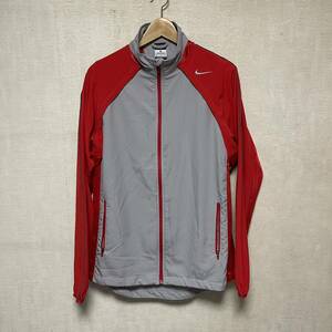 NIKE ナイキ DRIFIT 2WAY ウインドブレーカー ジャケット ベスト メンズ XL 赤灰