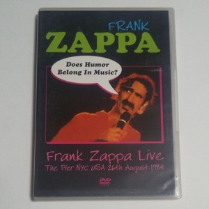 DVD★FRANK ZAPPA「DOES HUMOR BELONG IN MUSIC ?」フランク・ザッパ