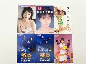 1円スタート★未使用テレフォンカード　おまとめ　伊藤美咲　内田有紀　グローブ　ELT 50度数6枚★テレカ同梱可