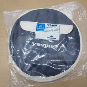 最後の1個 ベスパ スペアタイヤカバー 紺色 ビンテージ スモール系 VESPA 50s 100 ET3 成川商会