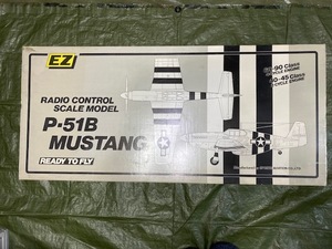 未組立 OKモデル P-51B マスタング 翼長約142cm RC 飛行機 ラジコン MUSTANG EZ　４サイクル90クラス