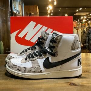 NIKE TERMINATOR HIGH ナイキ ターミネーターハイ FB1318-100 size 27cm 黒タグ 中古品