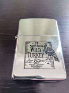 未使用 ZIPPO ジッポー WILD TURKEY ワイルドターキー 2002年製 箱付 ライター 未使用