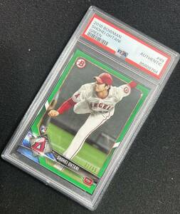 世界99枚限定シリアル　PSA 大谷翔平　BOWMAN GREEN RC 2018 ルーキーイヤー　エンジェルス　ドジャース　topps