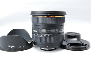 シグマ SIGMA 10-20mm F4-5.6 EX DC HSM Nikon ニコンFマウント 広角ズームレンズ 02Y40103054